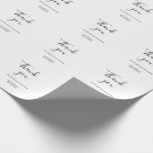 Danke für Bestellrabattcode-Website-Social-Media Geschenkpapier (Ecke)