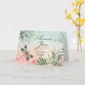 Danke für Caregiver Dragonfly Daisies Karte (Gelbe Blume)