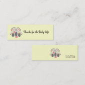 Danke für das Baby-Geschenk Mini Visitenkarte (Vorne/Hinten)