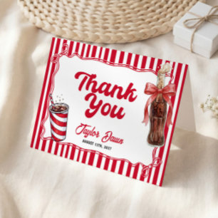 Danke für das Baby Shower Soda Pop Geschenk