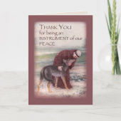 Danke für das Beileid, St. Francis mit Wolf (Vorderseite)