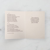 Danke für das Beileid, St. Francis mit Wolf (Innenseite)