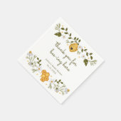 Danke für das Bienening Here Cocktail Napkins Serviette (Ecke)