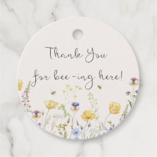 Danke für das Bienening Here Gift/Favor Tags Geschenkanhänger
