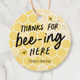 Danke für das Bienening hier Gefäldemarken Geschenkanhänger