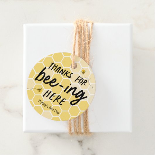 Danke für das Bienening hier Gefäldemarken Geschenkanhänger (Beispiel)