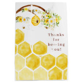 Danke für das Bienening-You-Gift-Bag Mittlere Geschenktüte (Rückseite)