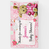Danke für das Coming Baby Shower Banner (Vertikal)