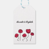 Danke für das Coming Gastgeschenk Hochzeit Love Bi Geschenkanhänger (Rückseite)