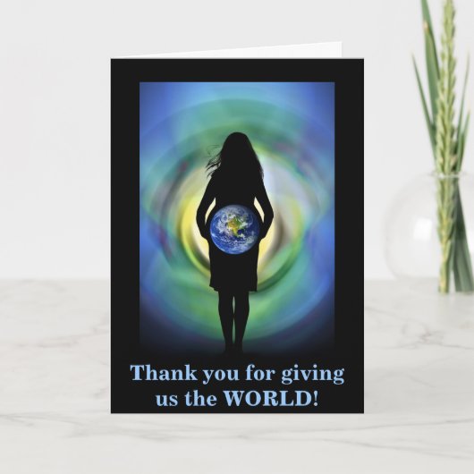 Danke für das Geben uns der WELT (Vorderseite)