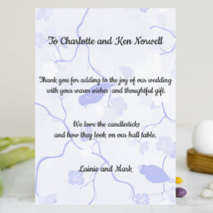 Danke für das Geschenk