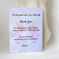 Danke für das Geschenk