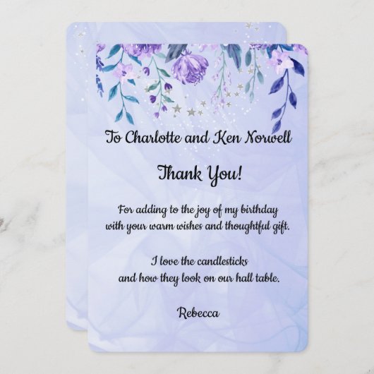 Danke für das Geschenk (Vorne/Hinten)