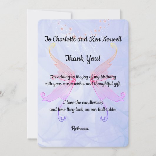 Danke für das Geschenk (Vorderseite)