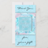 Danke für das Geschenk - Blau (Vorderseite)