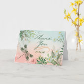 Danke für das Geschenk Dragonfly Daisies Karte (Gelbe Blume)