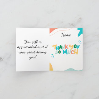 Danke für das Geschenk für das Baby!