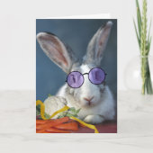 Danke für das Geschenk Kaninchen und Gemüse Karte (Vorderseite)