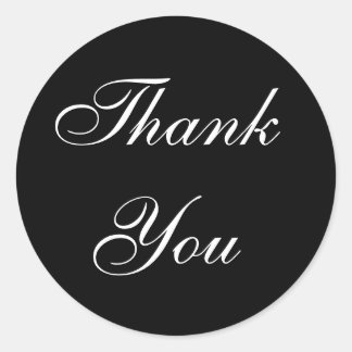 Danke für das Geschenk Runder Aufkleber