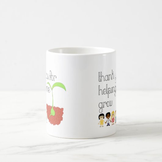 Danke für das Helfen ich wachsen Kaffeetasse (Mittel)