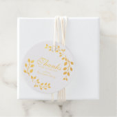 Danke für das Kommen von Aquarellblättern Geschenkanhänger (Mit Box)