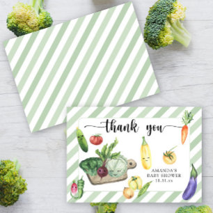 Danke für das lokal angebaute Babyshower-Geschenk