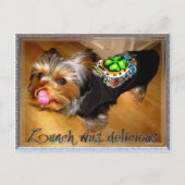 Danke für das Mittagessen Postkarte (Vorderseite)