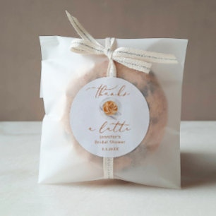 Danke für das neueste Brautparty Runder Aufkleber