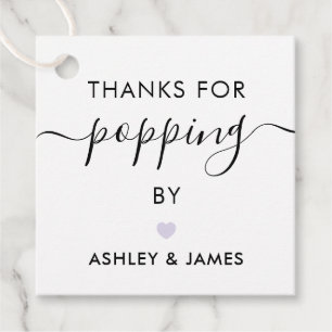 Danke für das Poppen von Tags, das Hochzeitstag, d Geschenkanhänger