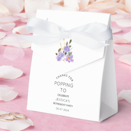 Danke für das Popping by Retirement Party Geschenkschachtel (Hochzeit)