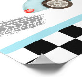 Danke für das Rennen über Rennwagen zwei Schnelle  Poster (Ecke)