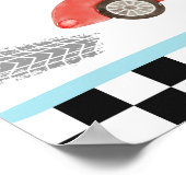 Danke für das Rennen über Rennwagen zwei Schnelle  Poster (Ecke)