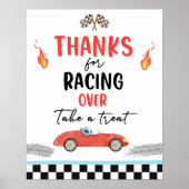 Danke für das Rennen über Rennwagen zwei Schnelle  Poster (Vorne)
