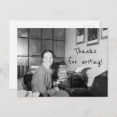 Danke für das Schreiben der Postkarte (Vorne/Hinten)