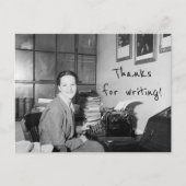 Danke für das Schreiben der Postkarte (Vorderseite)