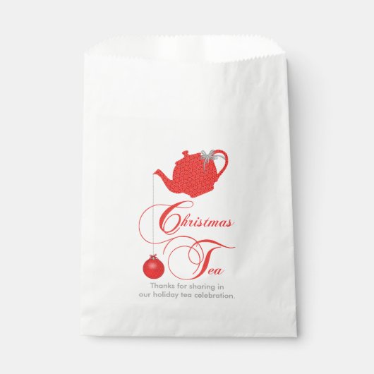 Danke für das Sharing In Christmas Tea Party Geschenktütchen (Vorderseite)