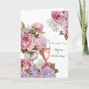 Danke für das Sipping & Celebrating floral