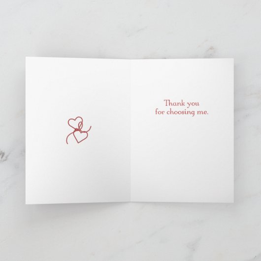 Danke für das Wählen ich (Innenseite)