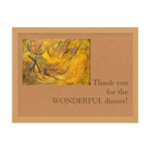 Danke für das wunderbare Abendessen!