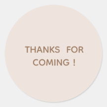 DANKE FÜR DEIN KOMMEN ! Minimalistisch Rosa Rund