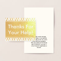 "Danke für deine Hilfe!" Grußkarte