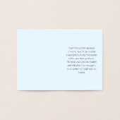 "Danke für deine Hilfe!" Grußkarte Folienkarte (Innenseite)