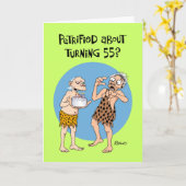 Danke für den 55. Geburtstag Karte (Gelbe Blume)