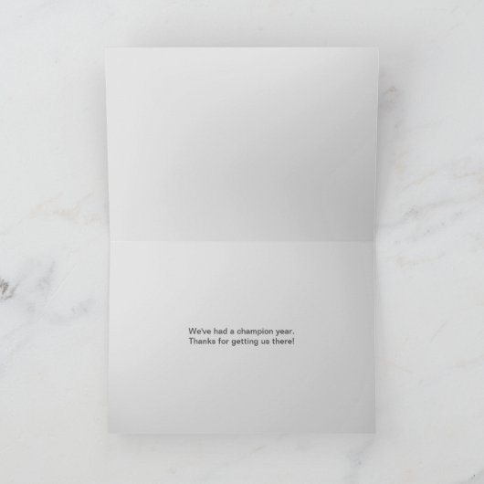 Danke für den Baseball-Coach (Innenseite)