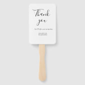 Danke für den Bestellrabattcode Website Social b Fächer (Rückseite)