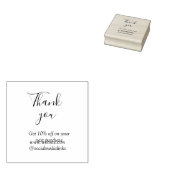 Danke für den Bestellrabattcode Website Social b Gummistempel (Stempel)