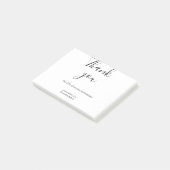 Danke für den Bestellrabattcode Website Social b Post-it Klebezettel (angewinkelt)