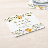 Danke für den Bienening Here Paper Untersetzer (angewinkelt)