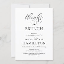 Danke für den Brunch, Post Wedding Elopement Party