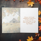 Danke für den charmanten rustikalen Erntedank Karte